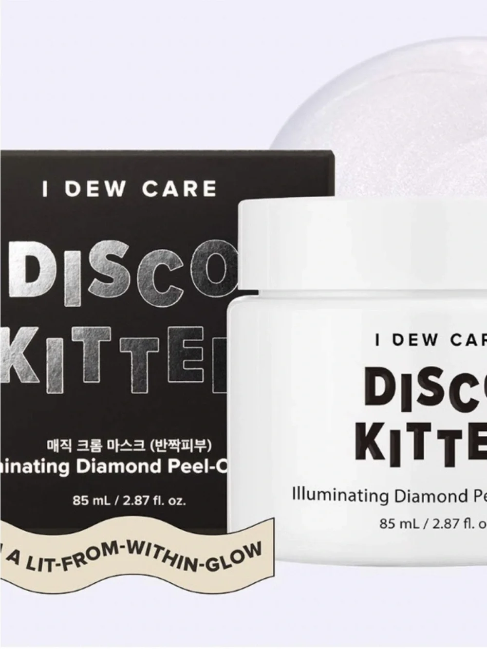 Dew Care DISCO KITTEN Illuminating Diamond Peel Off Mask